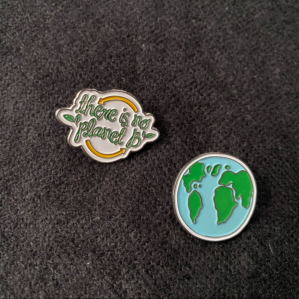There is no Planet B -& Earth Pin set | 3 for $16